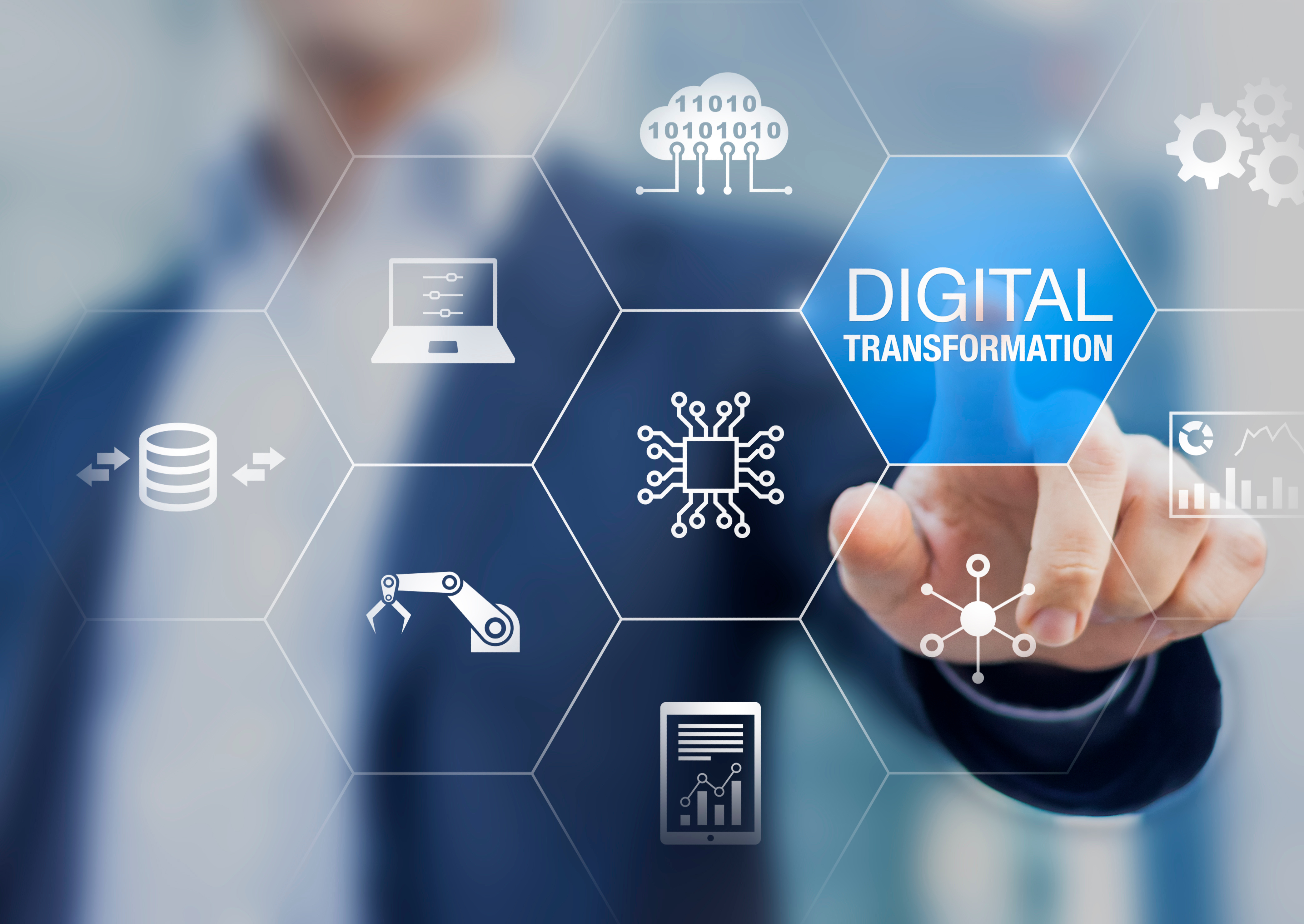 Digital transformation technology strategy, digitization and digitalization of business processes and data, optimize and automate operations, customer service management, internet and cloud computing Digital transformation technology strategy, digitization and digitalization of business processes and data, optimize and automate operations, customer service management, internet and cloud computing
